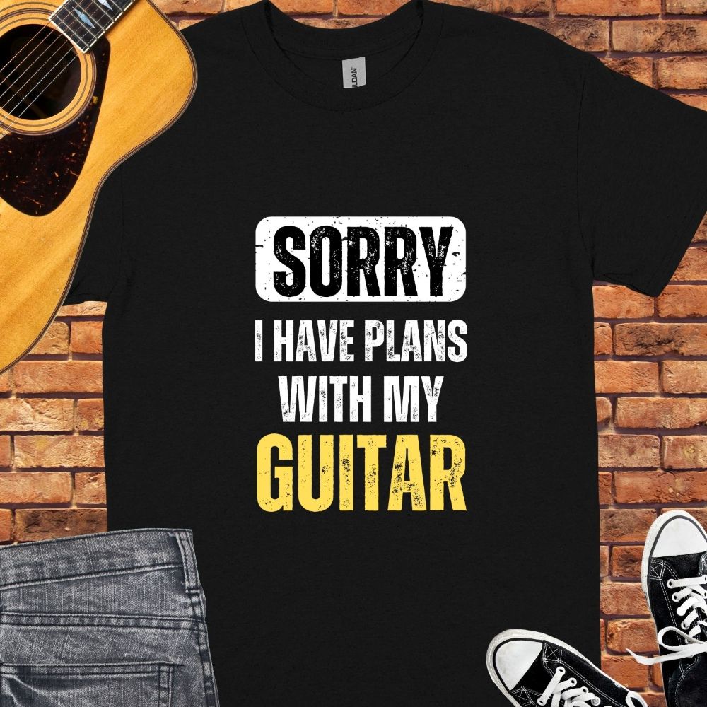 Sorry, i have plans Unisex  tee || Happiness and Music Merch