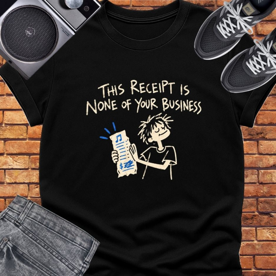 This Receipt tee || Happiness and Music Merch