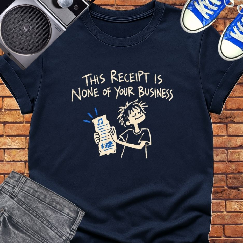 This Receipt tee || Happiness and Music Merch