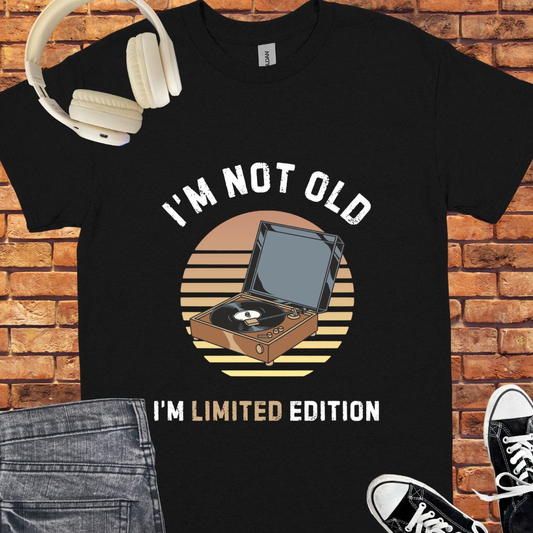 I'm not old unisex  tee || Happiness and Music Merch