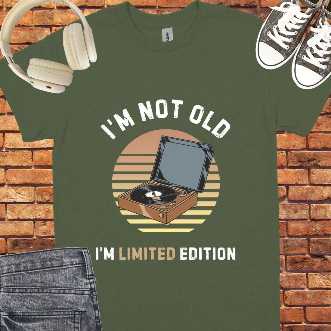 I'm not old unisex  tee || Happiness and Music Merch