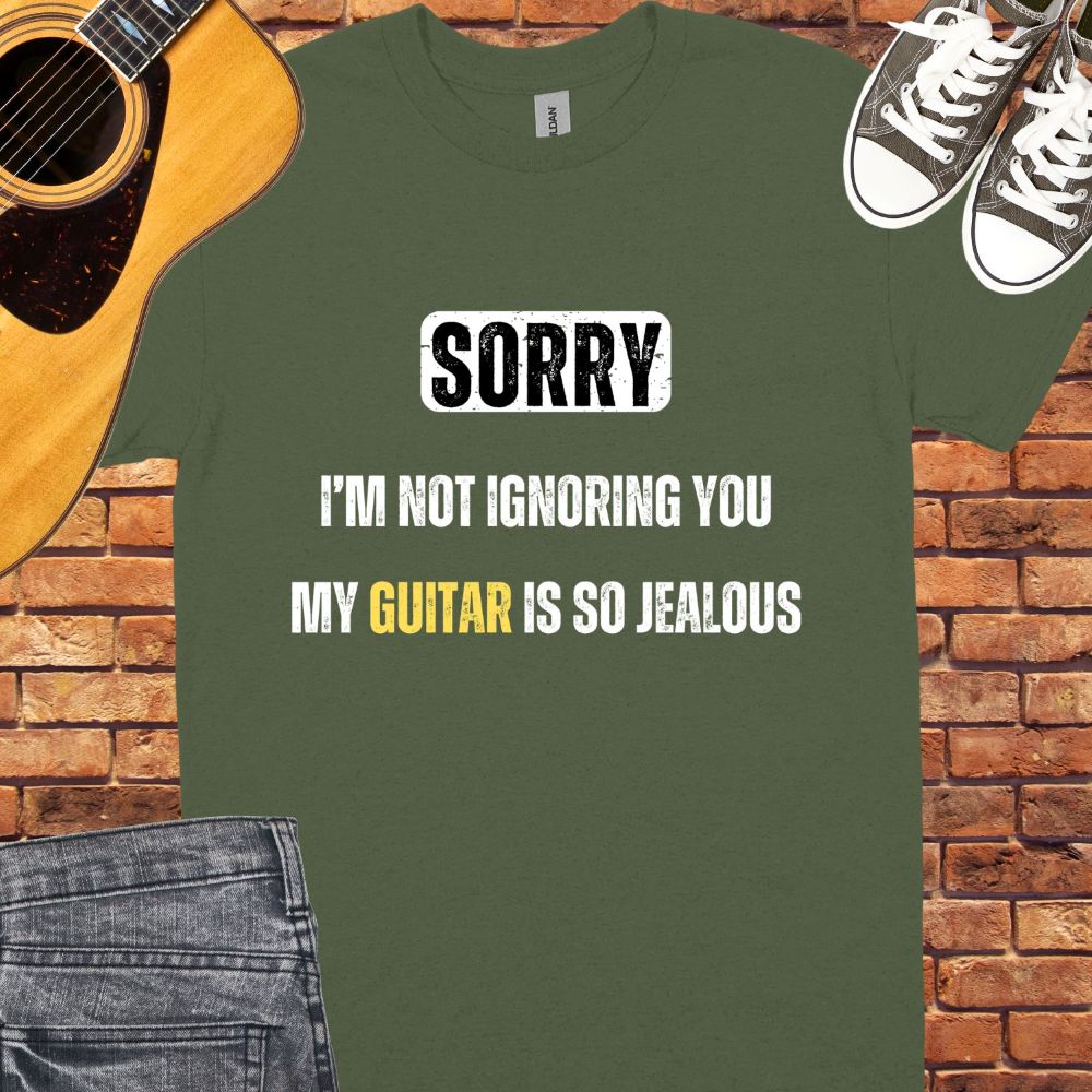 Sorry I’m not ignoring you Unisex tee || Happiness and Music Merch