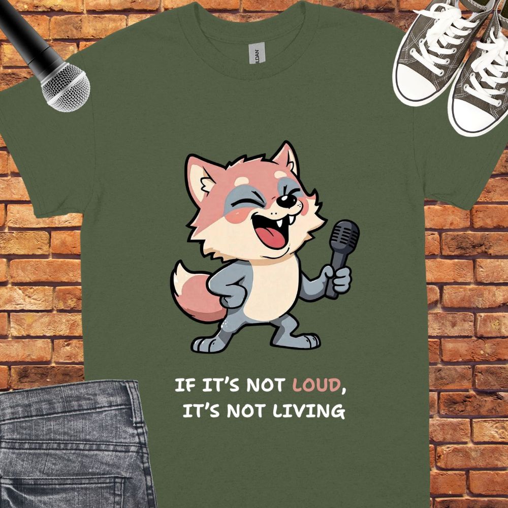 if it's not loud Unisex  tee || Happiness and Music Merch