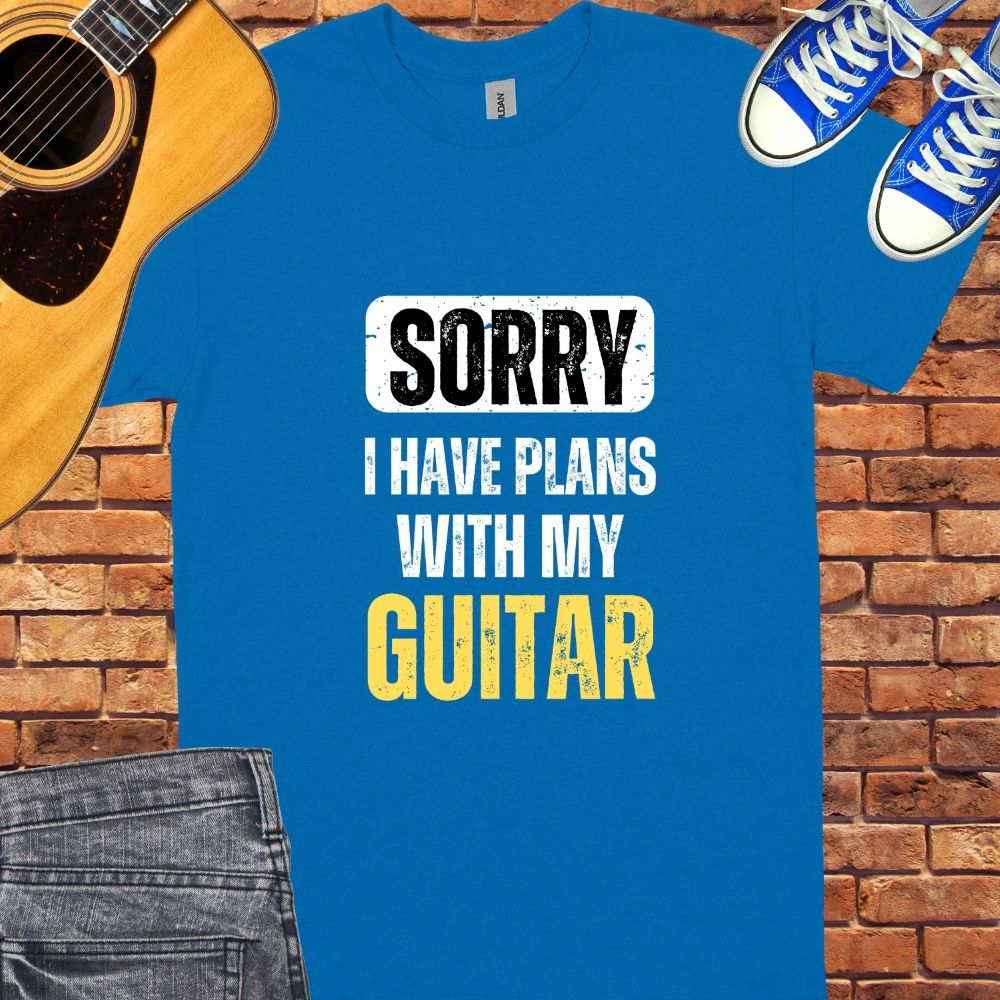 Sorry, i have plans Unisex  tee || Happiness and Music Merch