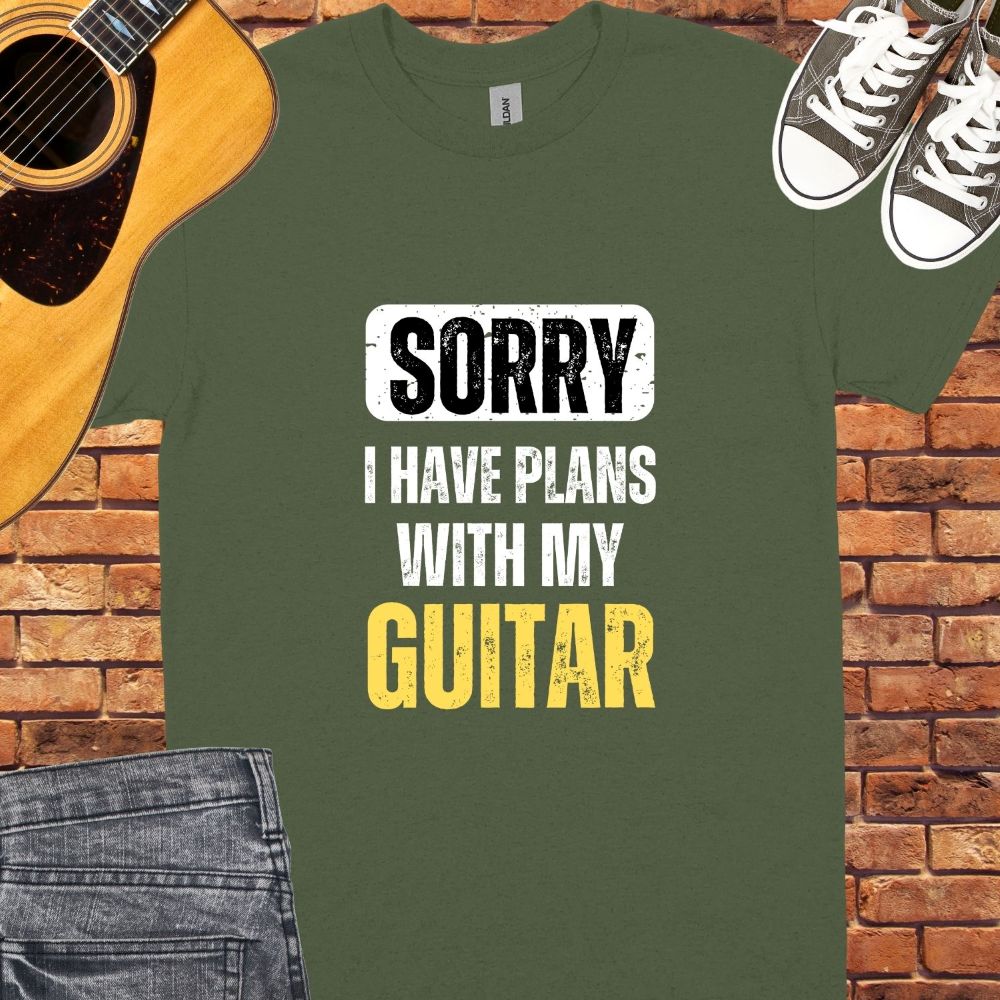 Sorry, i have plans Unisex  tee || Happiness and Music Merch