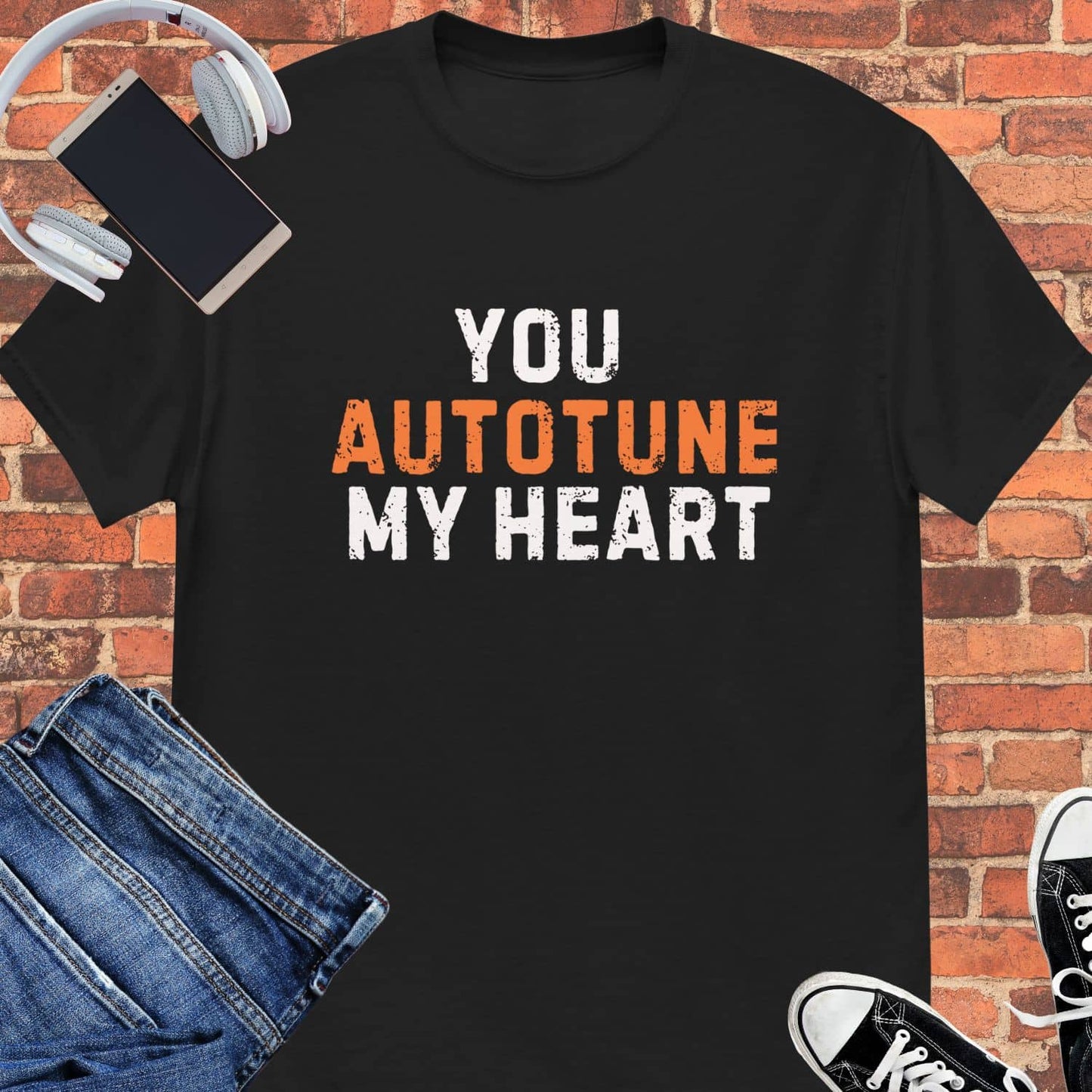 You autotune my heart Unisex tee || Happiness and Music Merch