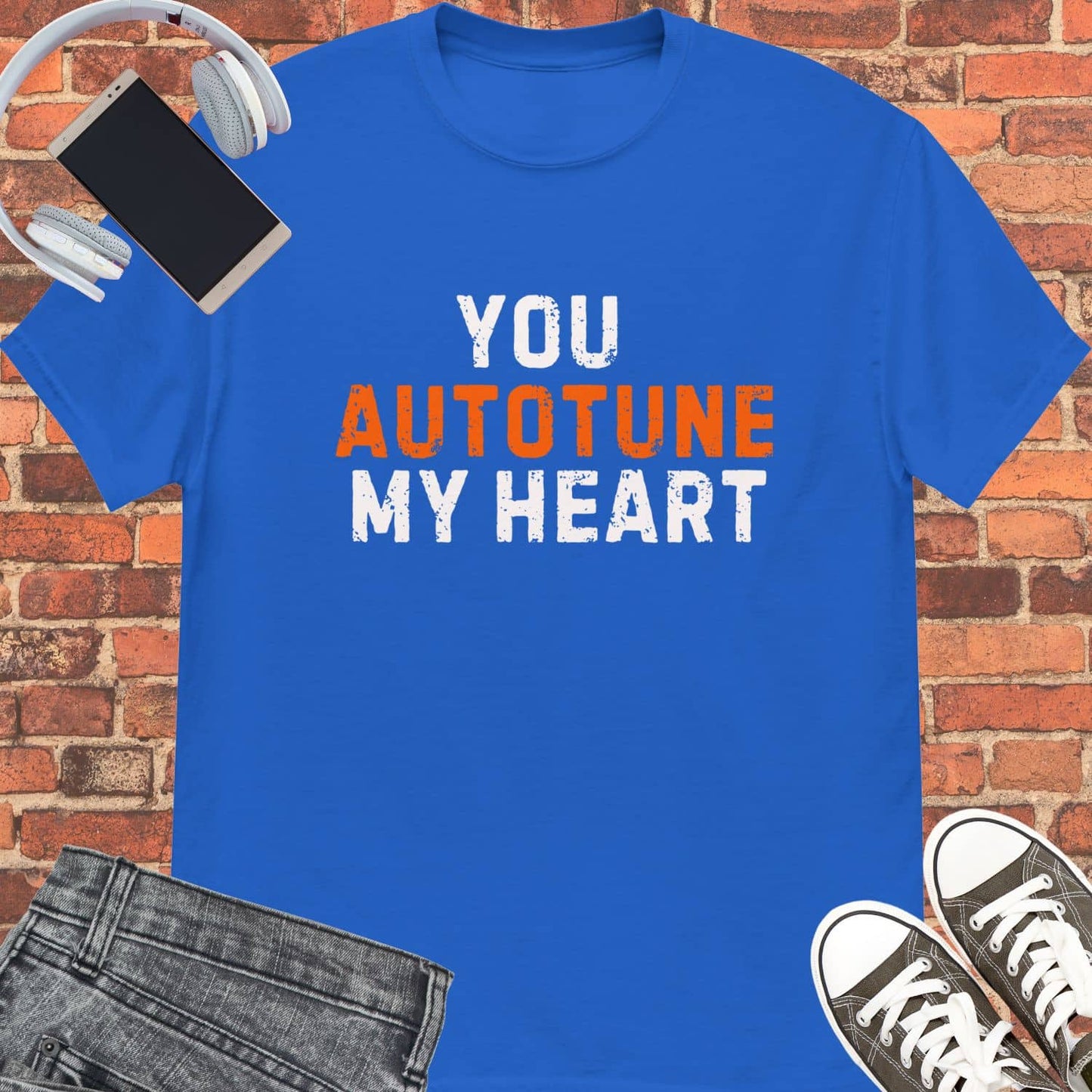 You autotune my heart Unisex tee || Happiness and Music Merch
