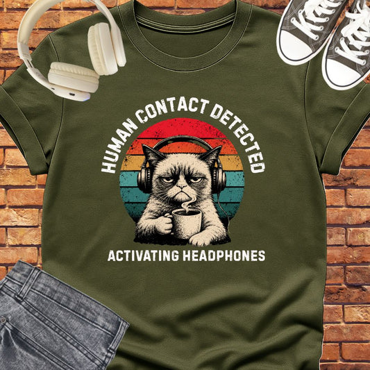 contact detected tee|| Happiness and Music Merch