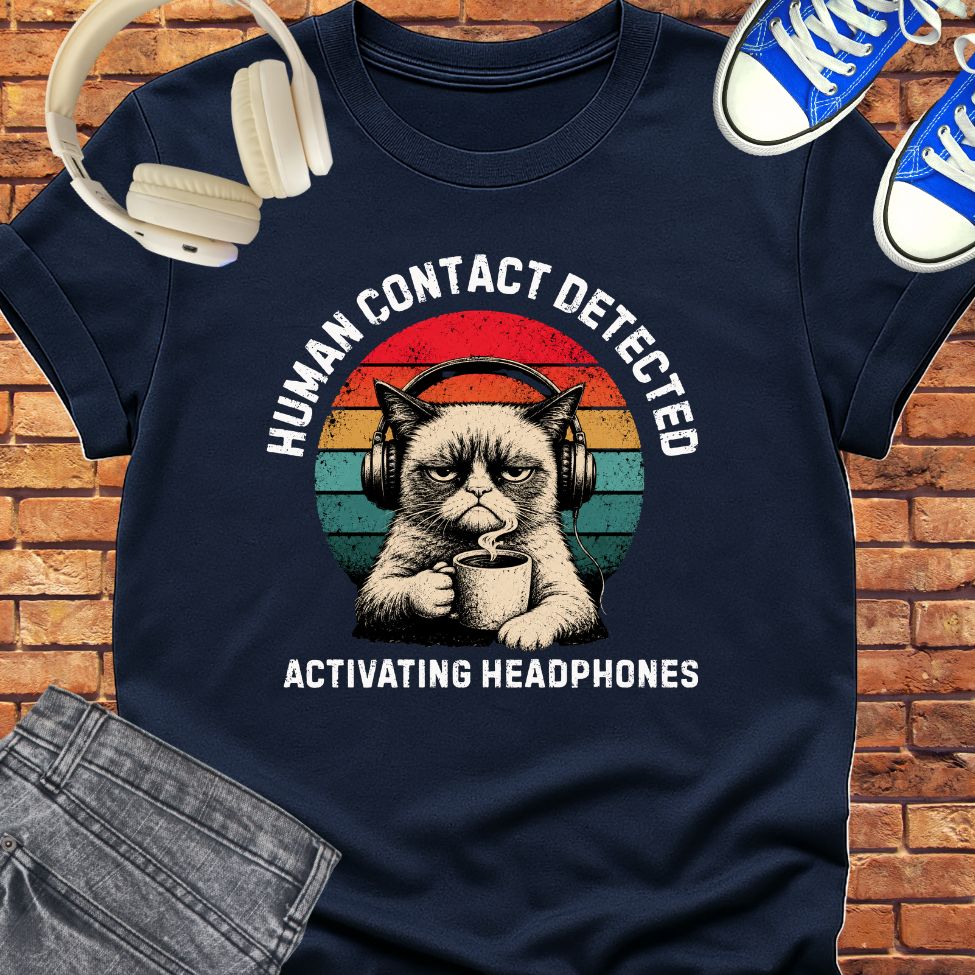 contact detected tee|| Happiness and Music Merch