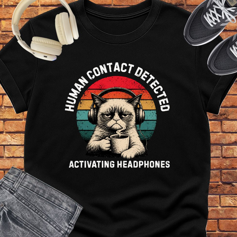contact detected tee|| Happiness and Music Merch