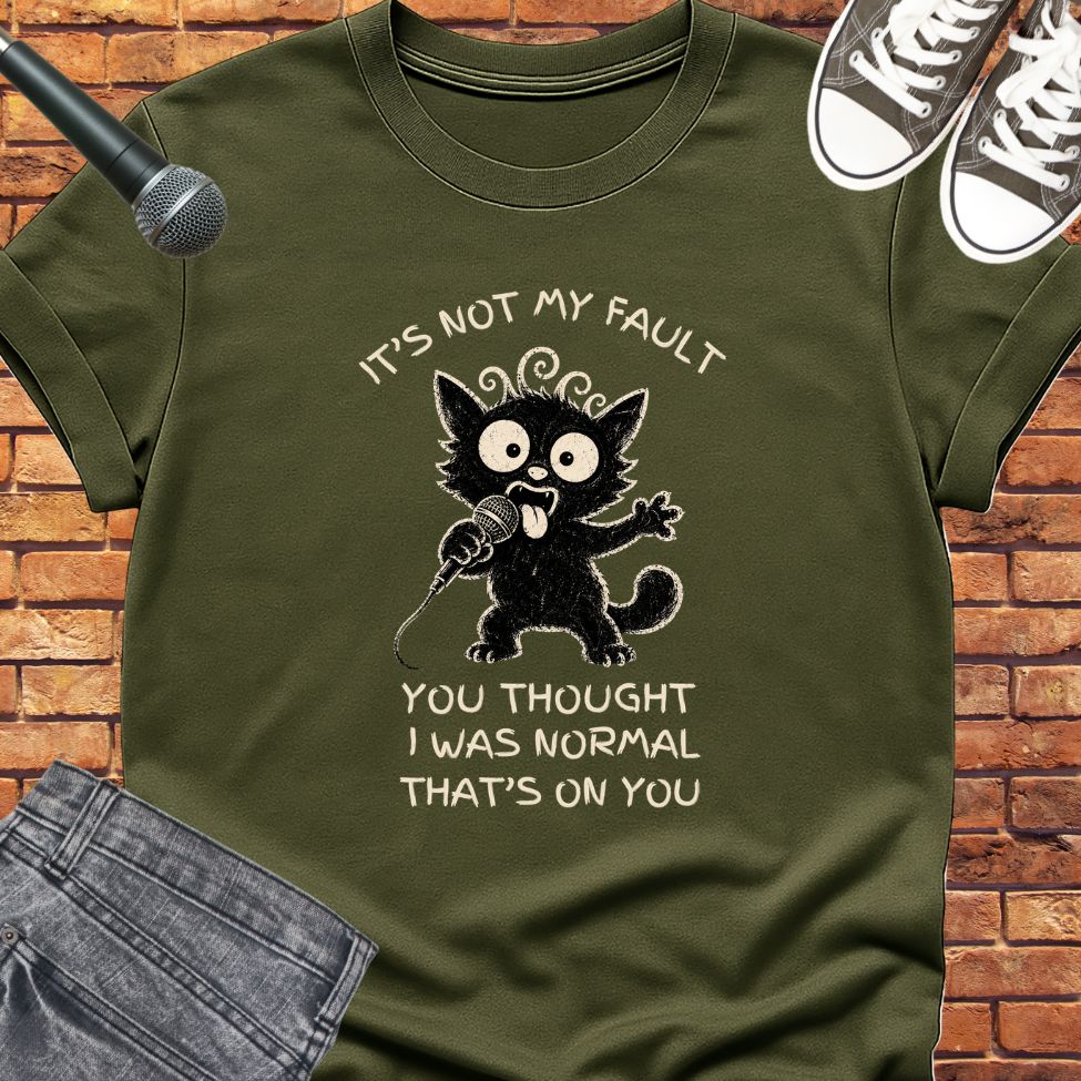 It's not my fault tee || Happiness and Music Merch