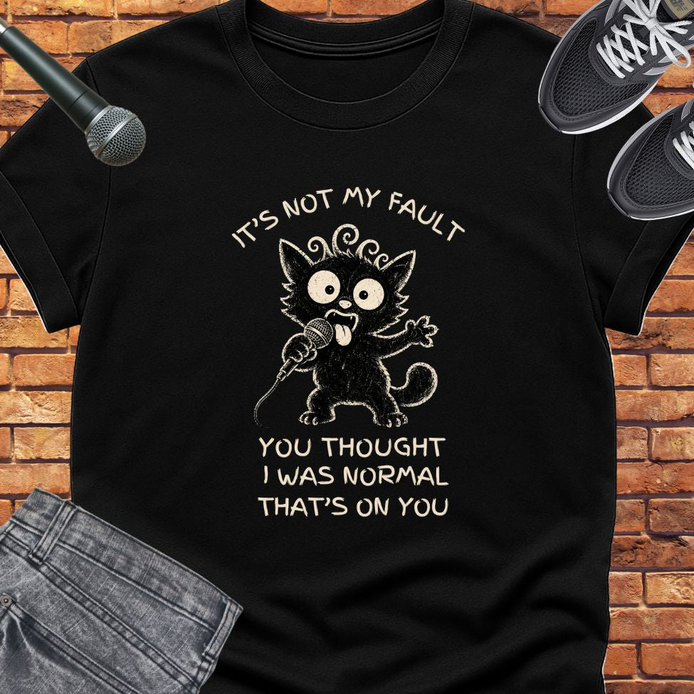 It's not my fault tee || Happiness and Music Merch