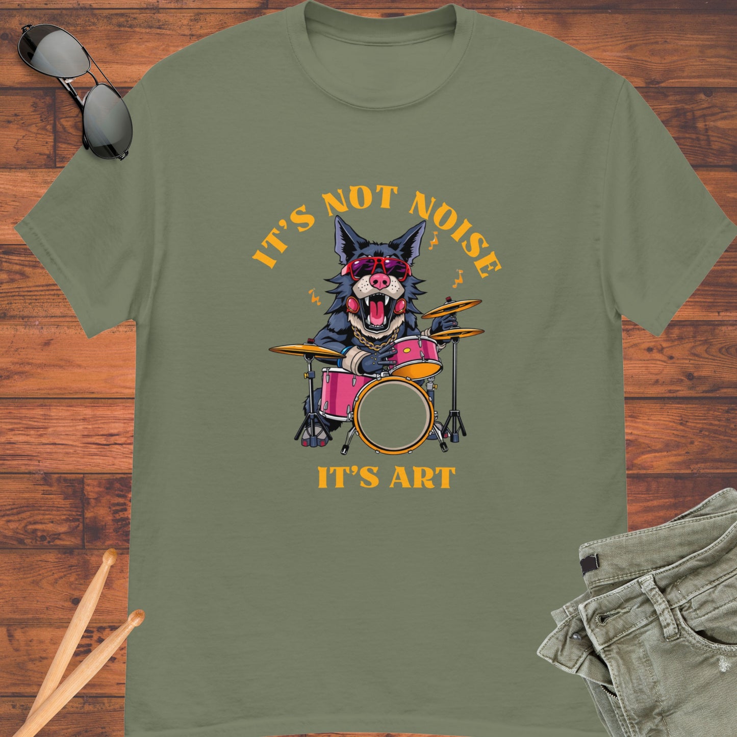 it's not noise; it's art tee || Happiness and Music Merch