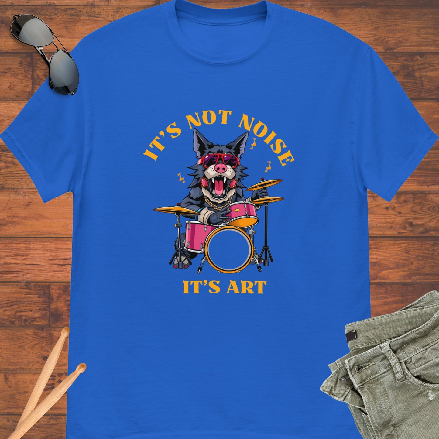 it's not noise; it's art tee || Happiness and Music Merch