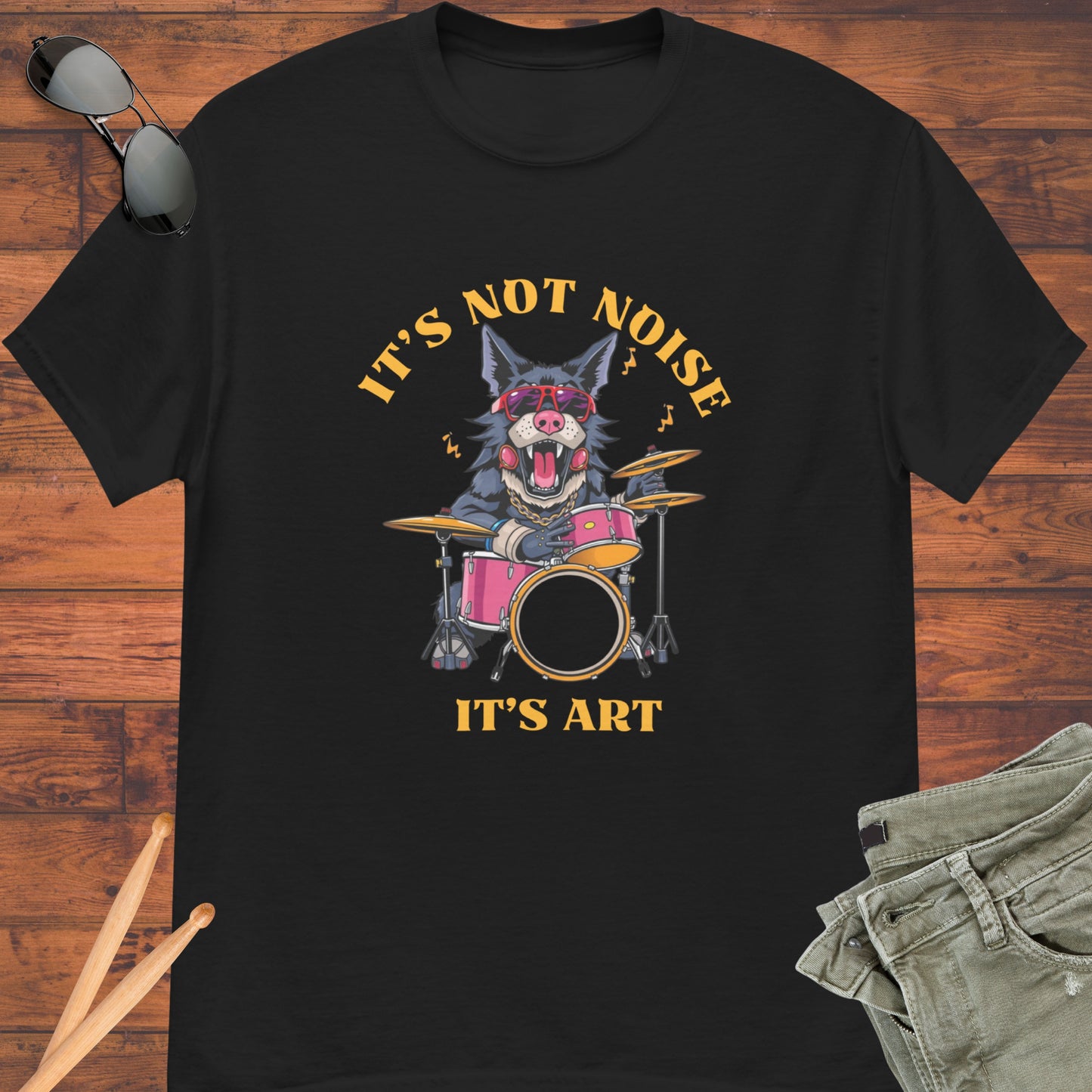 it's not noise; it's art tee || Happiness and Music Merch