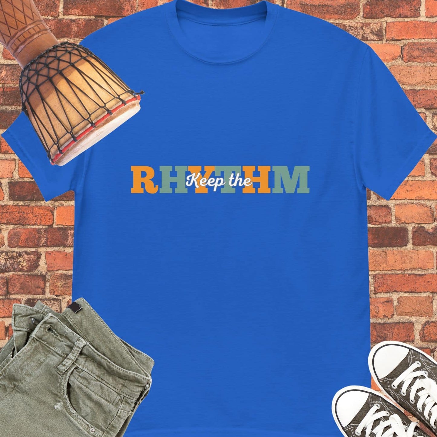 Keep The Rhythm Unisex tee || Happiness and Music Merch