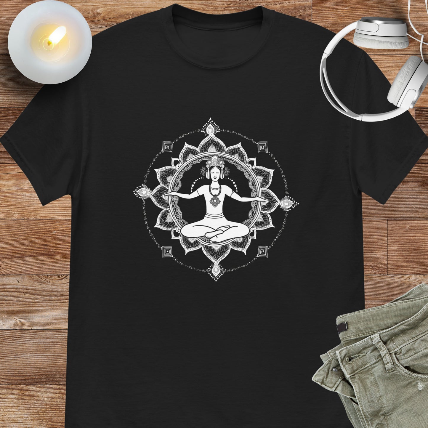 Listening is Meditation Unisex tee || Happiness and Music Merch