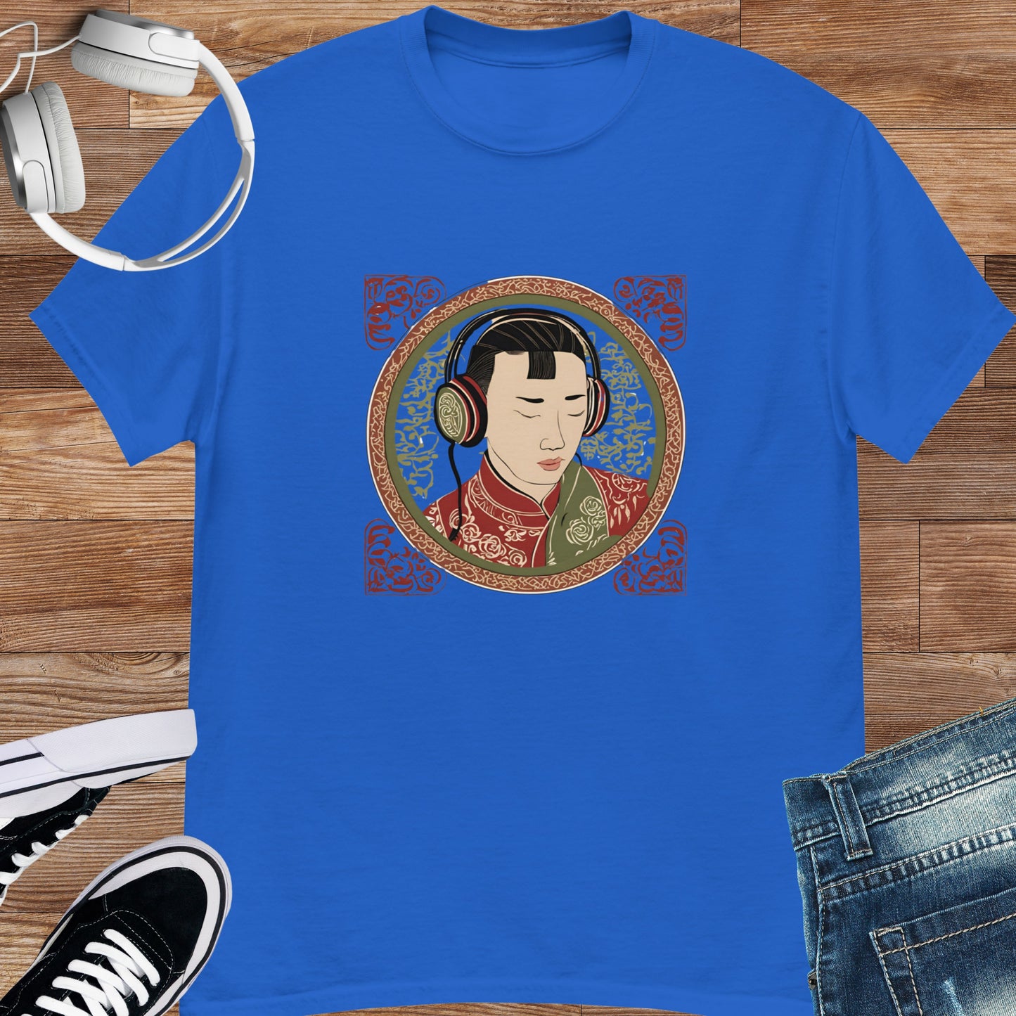 Listening to Music Unisex tee 2 || Happiness and Music Merch