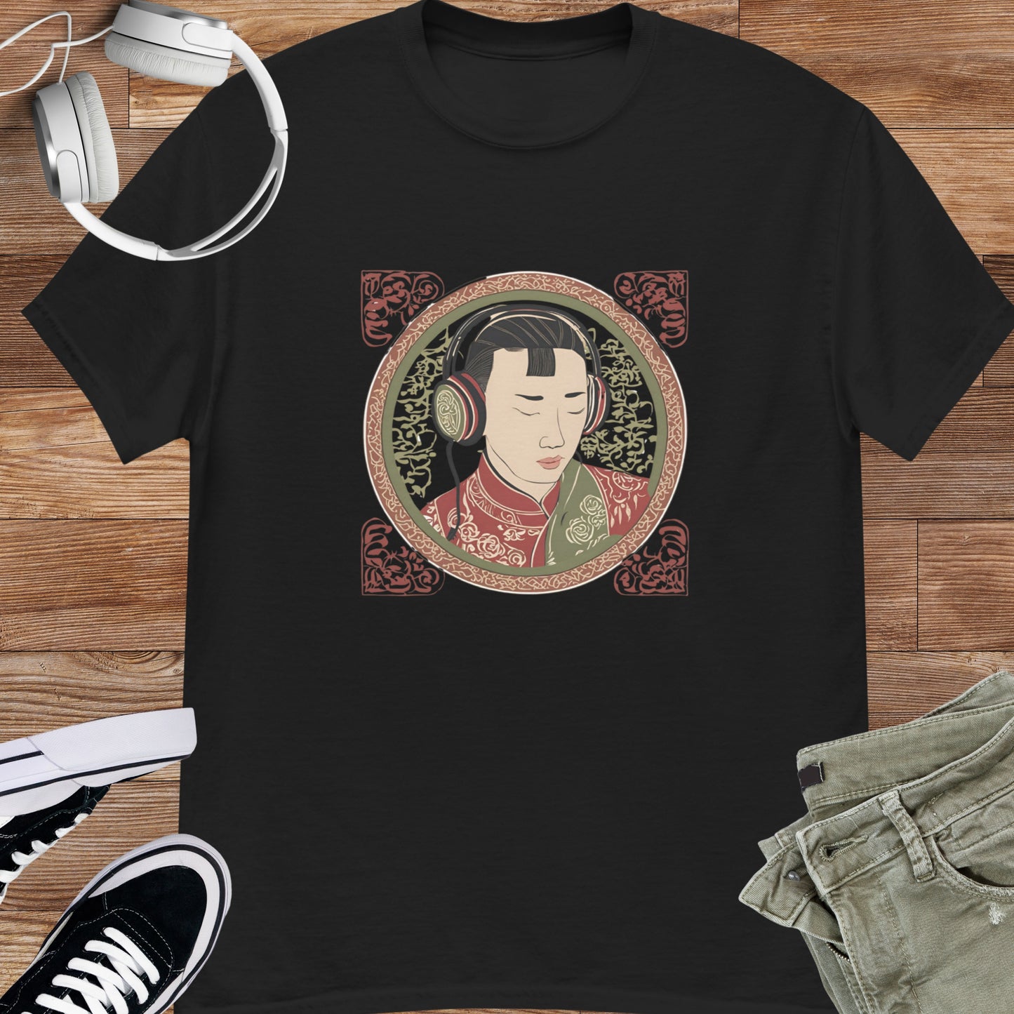 Listening to Music Unisex tee 2 || Happiness and Music Merch