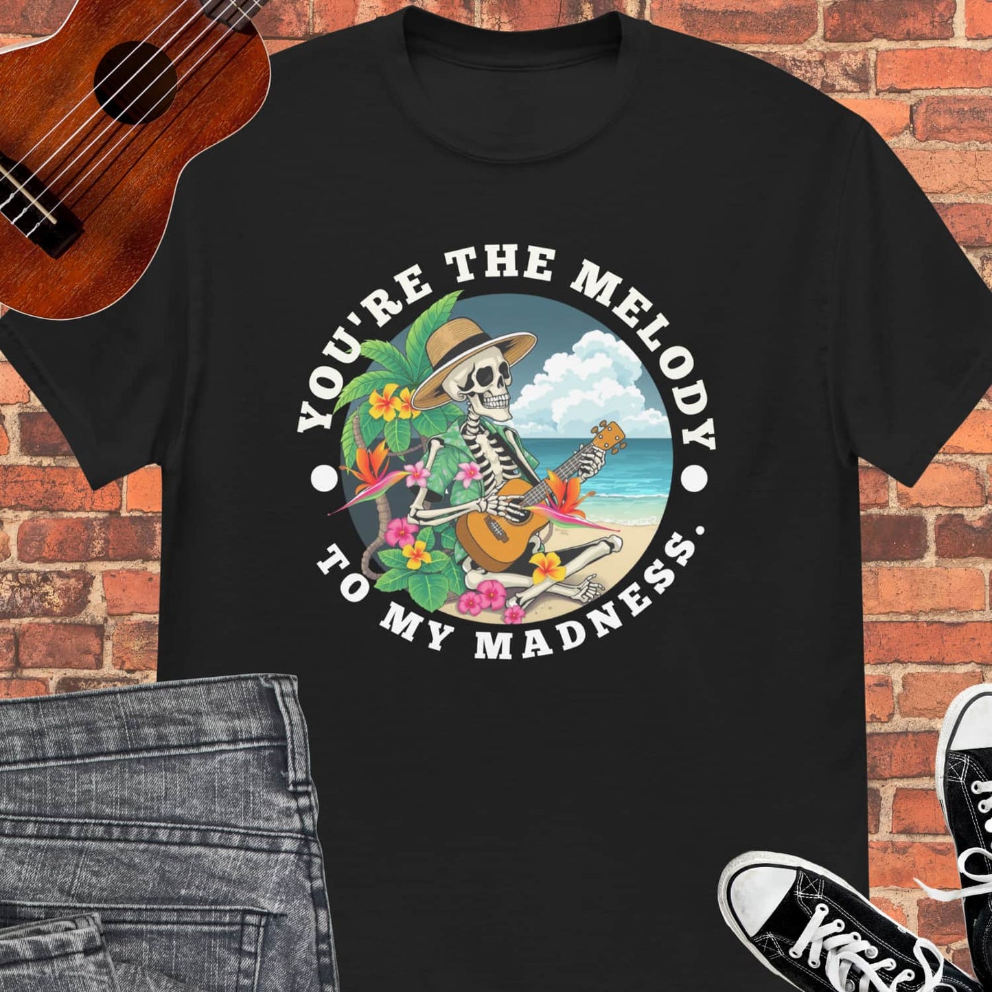 You're the melody to my Madness Unisex tee || Happiness and Music Merch