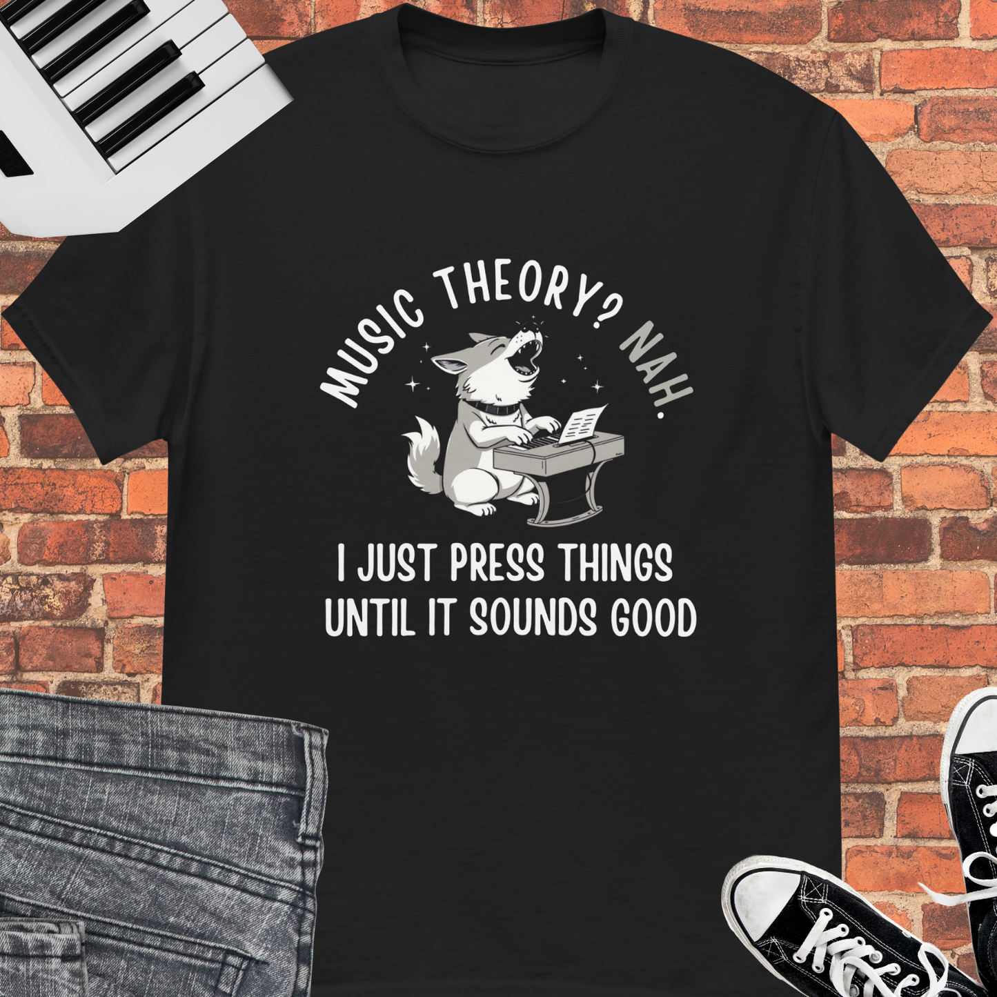 Musical theory, nah tee || Happiness and Music Merch