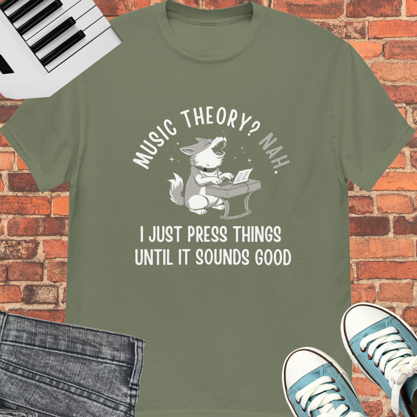 Musical theory, nah tee || Happiness and Music Merch
