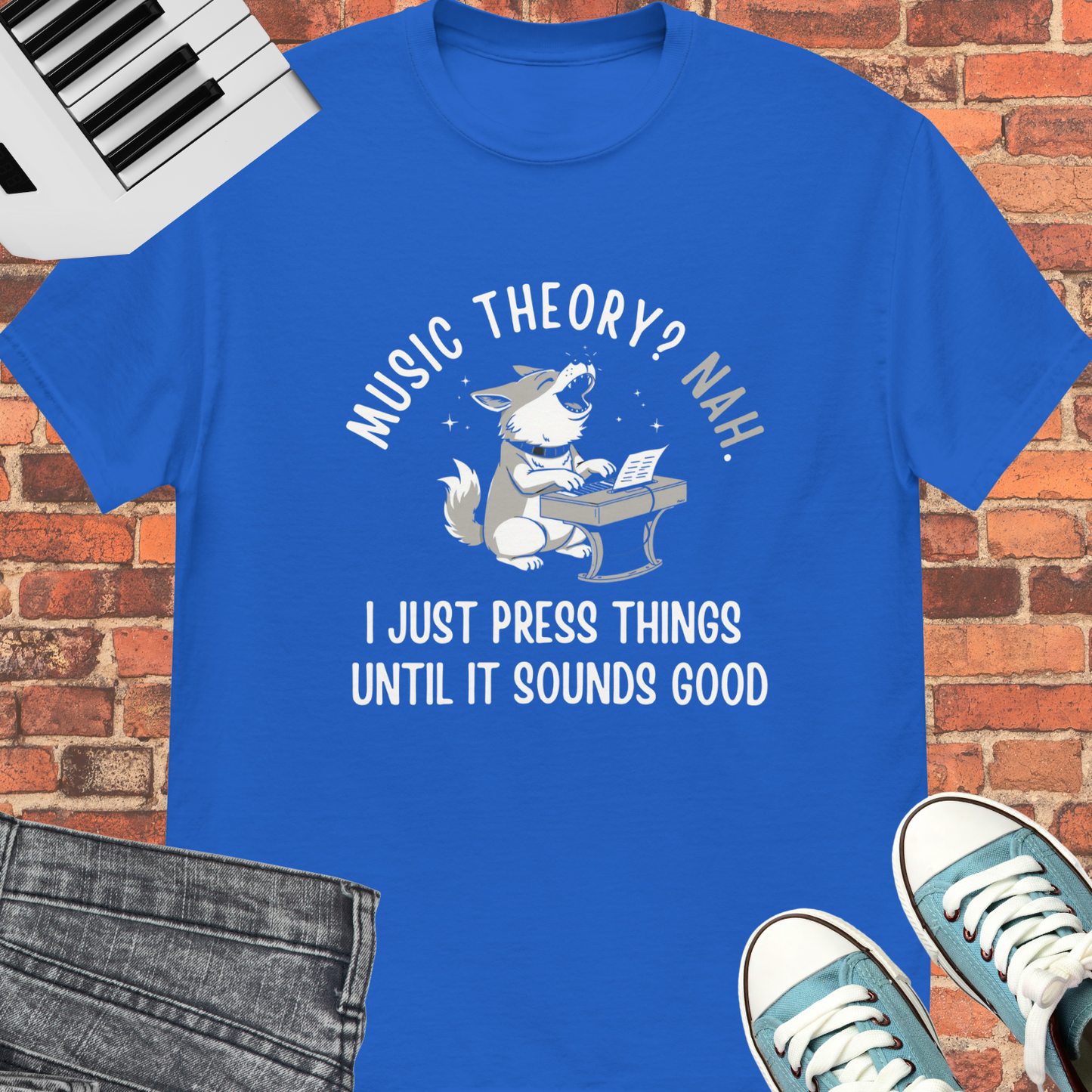 Musical theory, nah tee || Happiness and Music Merch