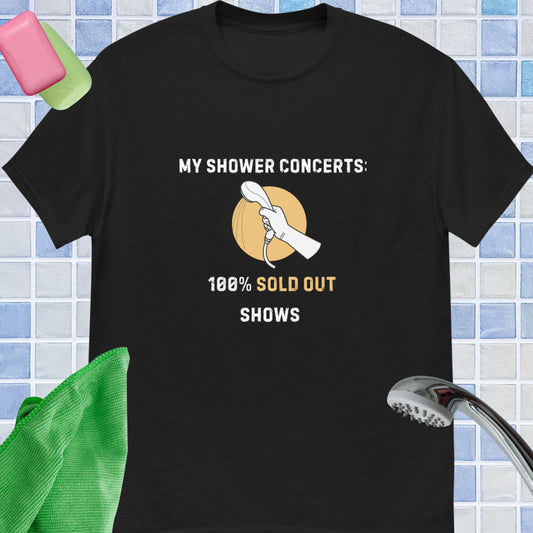 My Shower Concerts Unisex classic tee || Happiness and Music Merch