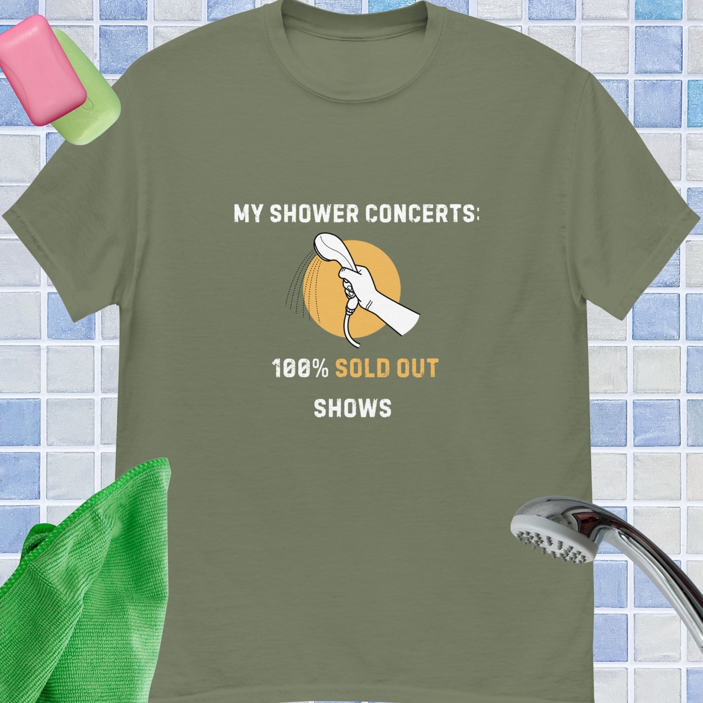 My Shower Concerts Unisex classic tee || Happiness and Music Merch