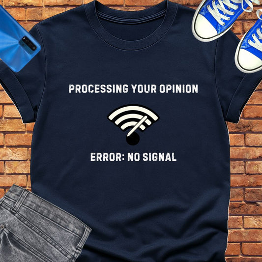 No Signal tee || Happiness and Music Merch