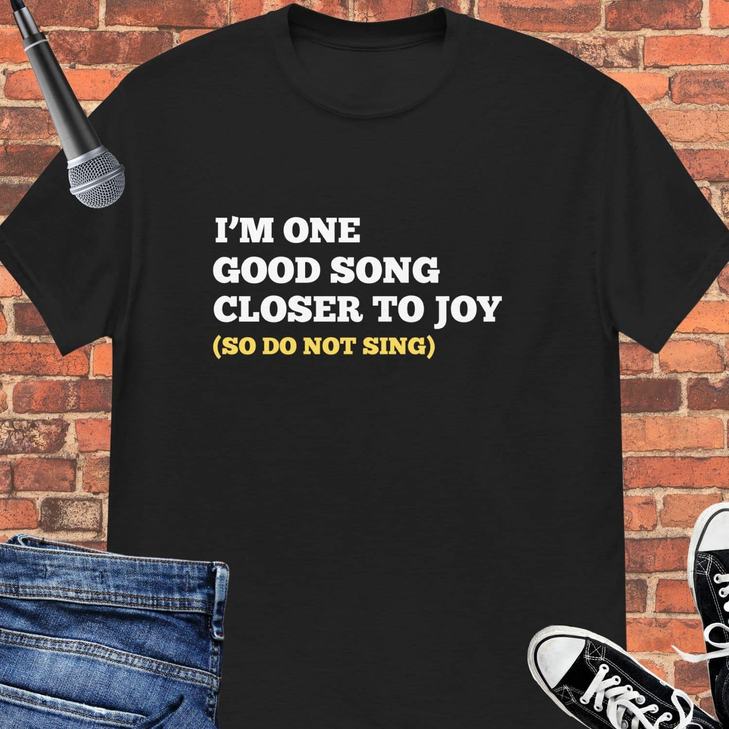 One Good Song Closer Unisex tee || Happiness and Music Merch