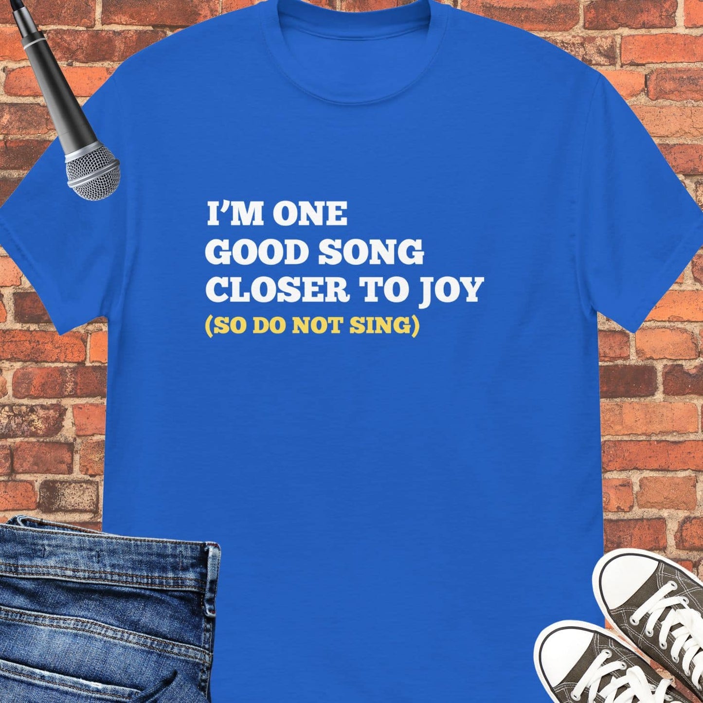 One Good Song Closer Unisex tee || Happiness and Music Merch