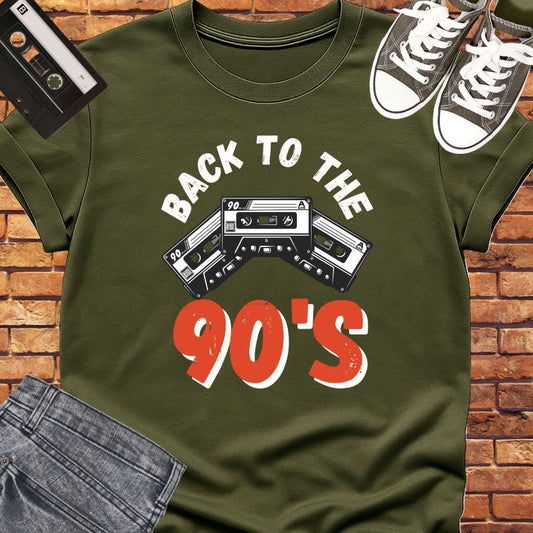 Back to the 90s tee || Happiness and Music Merch