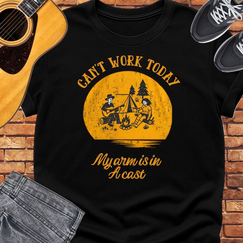 Can't work today tee || Happiness and Music Merch