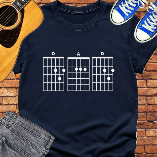 Dad chords classic tee || Happiness and Music Merch