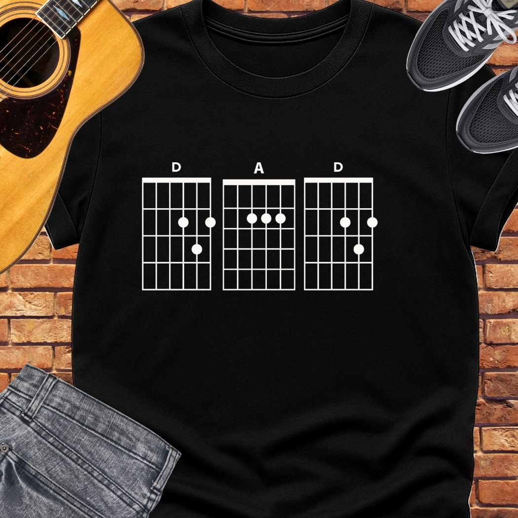 Dad chords classic tee || Happiness and Music Merch