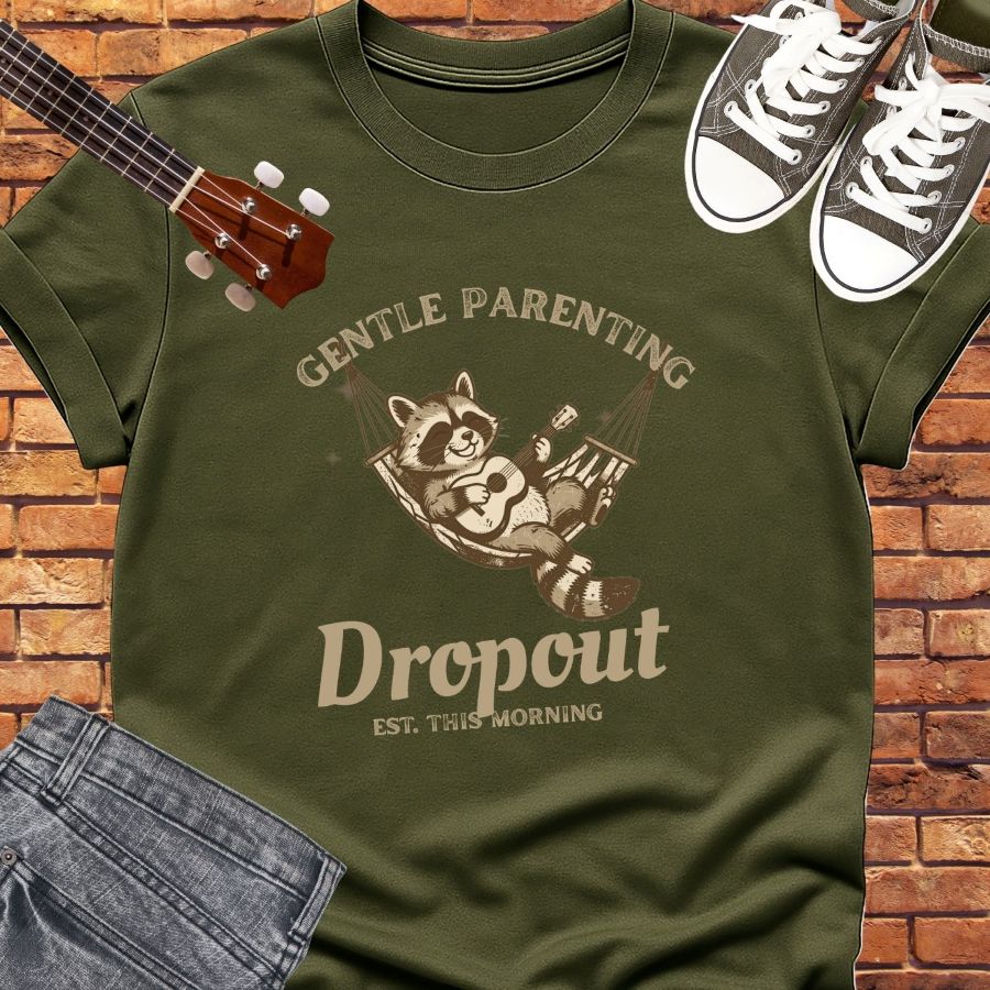 Gentle Parenting Dropout tee || Happiness and Music Merch