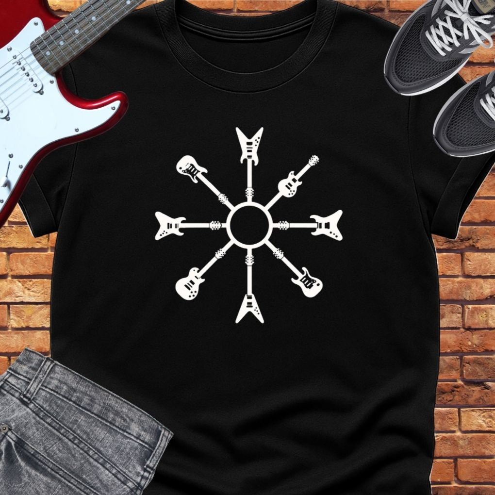 Guitar circle tee || Happiness and Music Merch