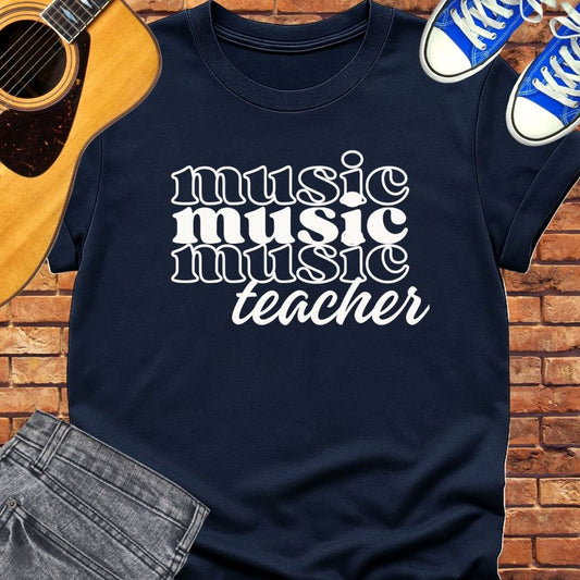 Music teacher tee || Happiness and Music Merch