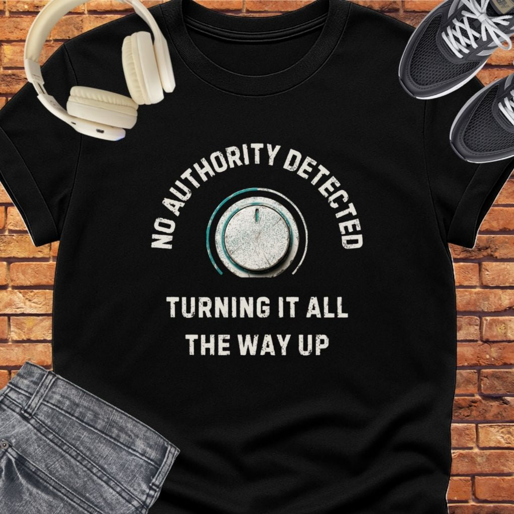 Turning it up tee || Happiness and Music Merch