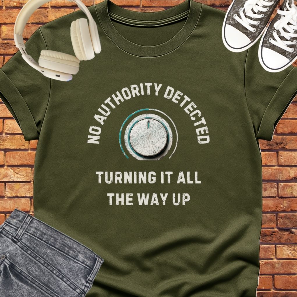 Turning it up tee || Happiness and Music Merch