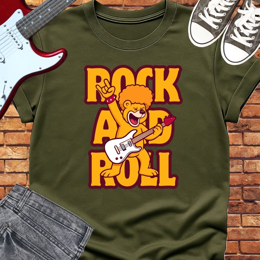 Rock and Roll tee || Happiness and Music Merch