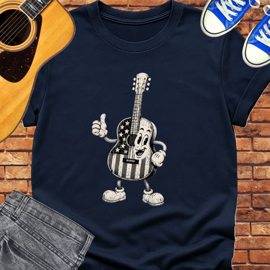 American Guitar Tee || Happiness and Music Merch