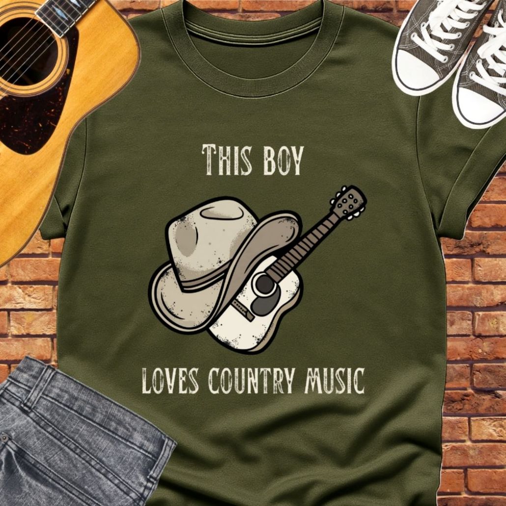 county boy tee || Happiness and Music Merch