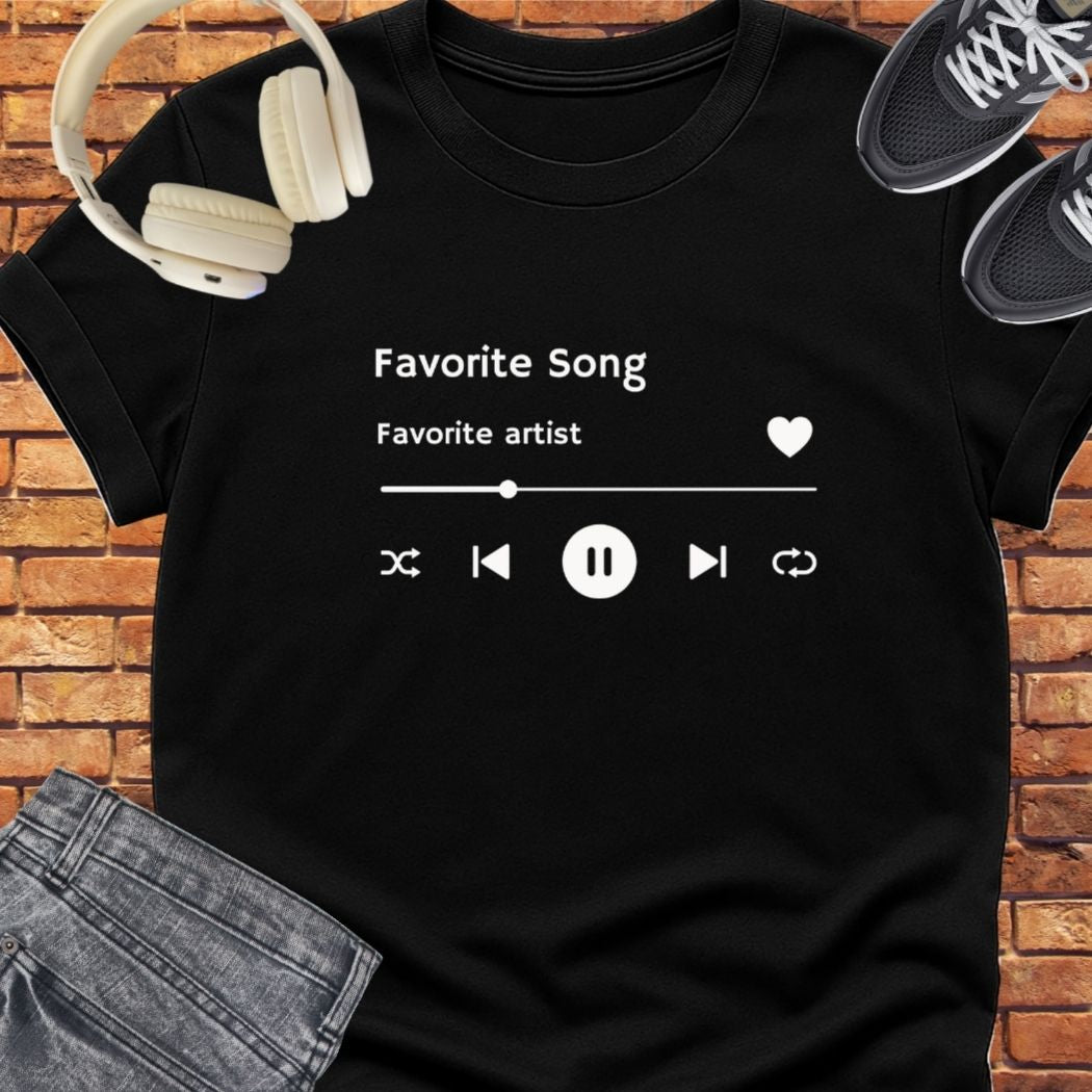 Favorite Artist tee || Happiness and Music Merch