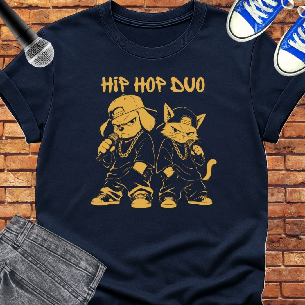 Hip Hop Duo tee || Happiness and Music Merch