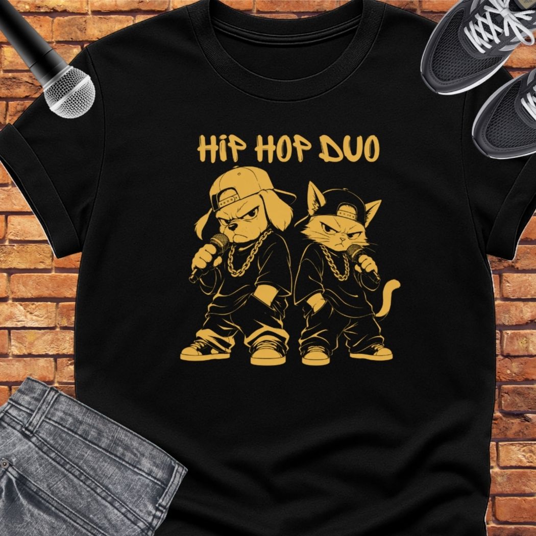 Hip Hop Duo tee || Happiness and Music Merch