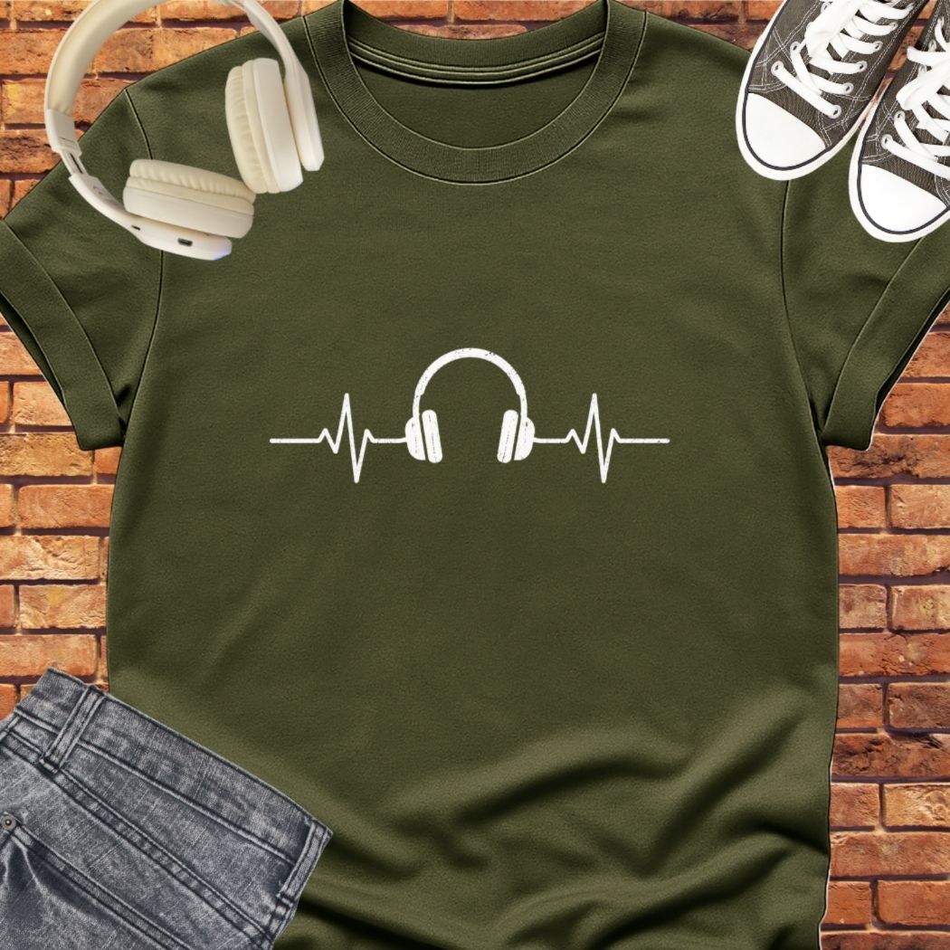 music is my life tee || Happiness and Music Merch