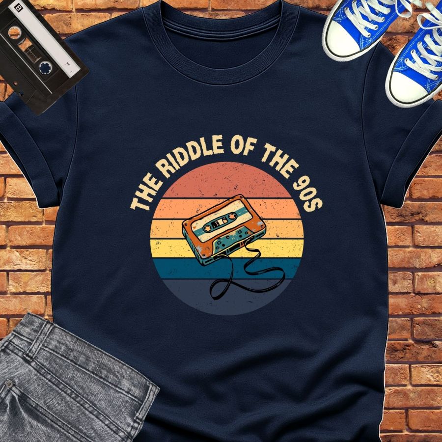 Riddle of the 90s tee || Happiness and Music Merch