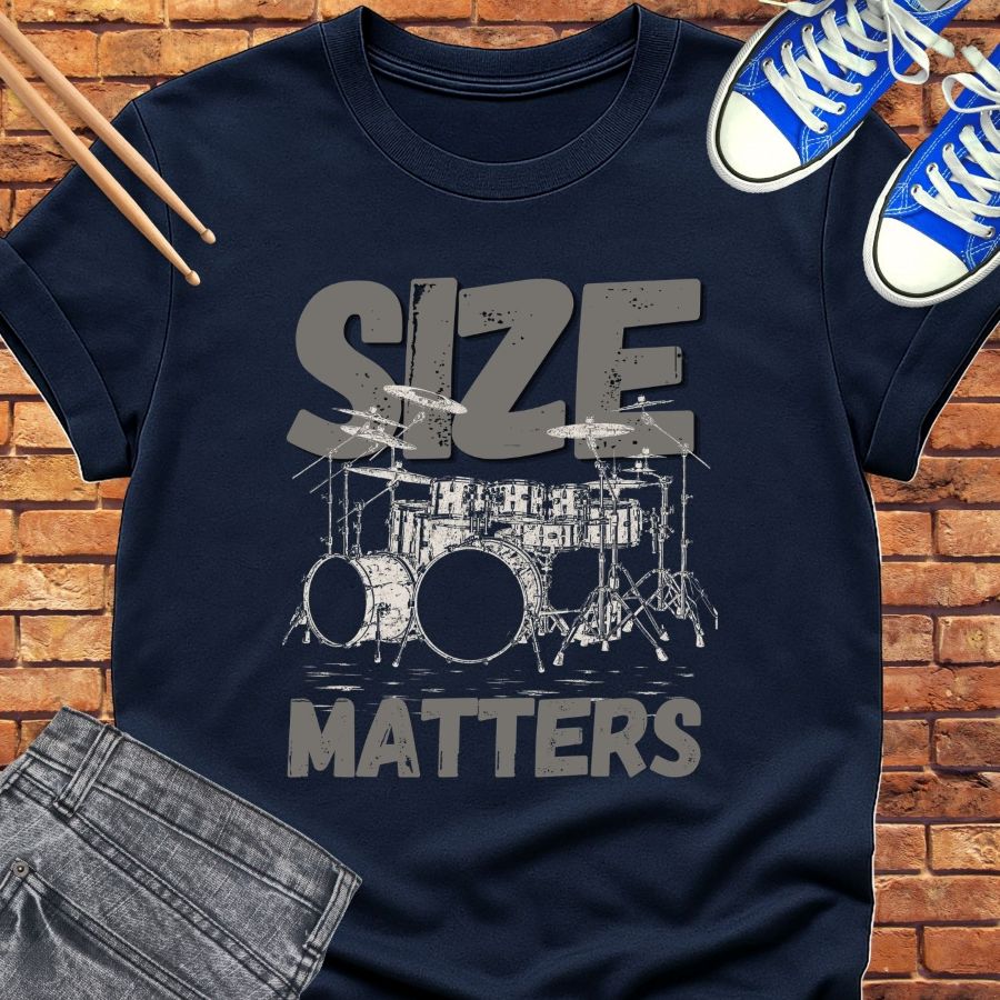 Size Matters tee || Happiness and Music Merch